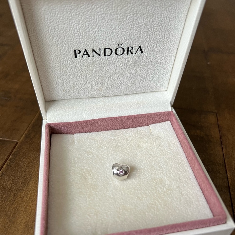 Authentic Pandora Heart Charm - Stamped 925 ALE